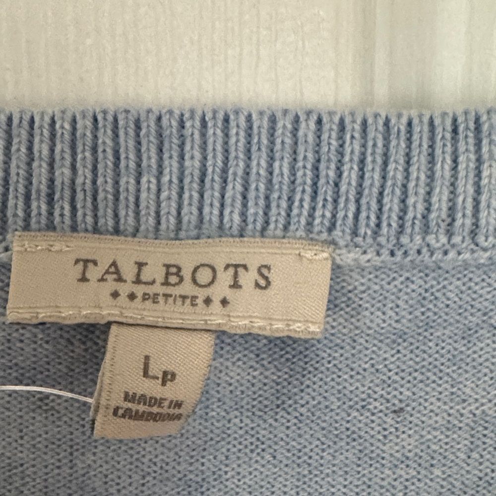 Talbots Light Blue Knit Sweater - Picture 2 of 4